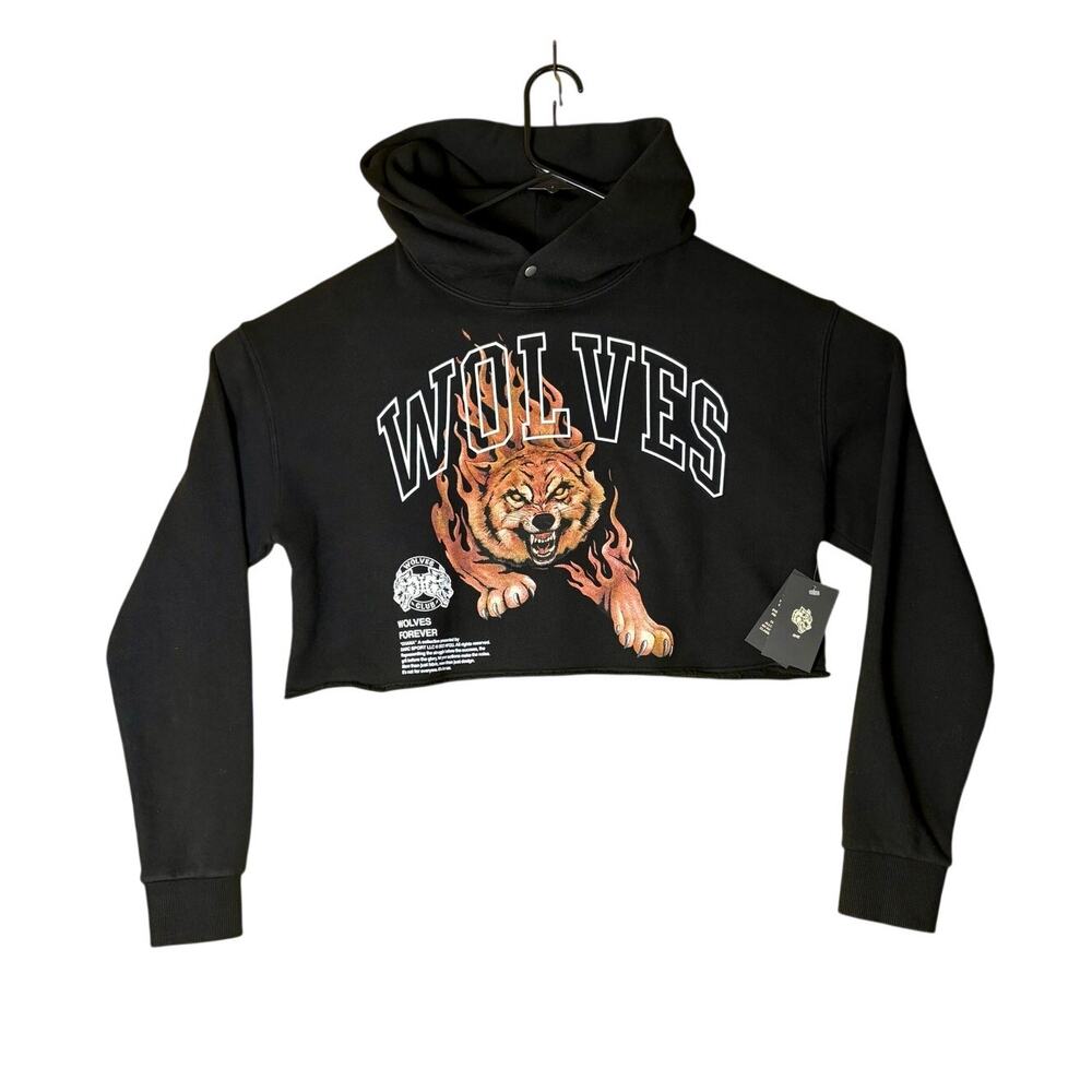 NWT - Ladies S - Darc Sport - Cropped Hoodie - 100% Cotton